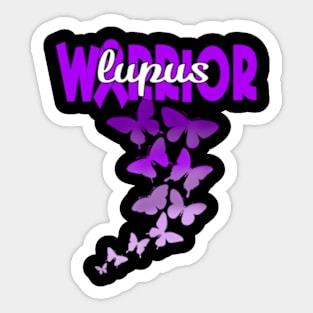 Delightfully Different World LUPUS WARRIOR Sticker